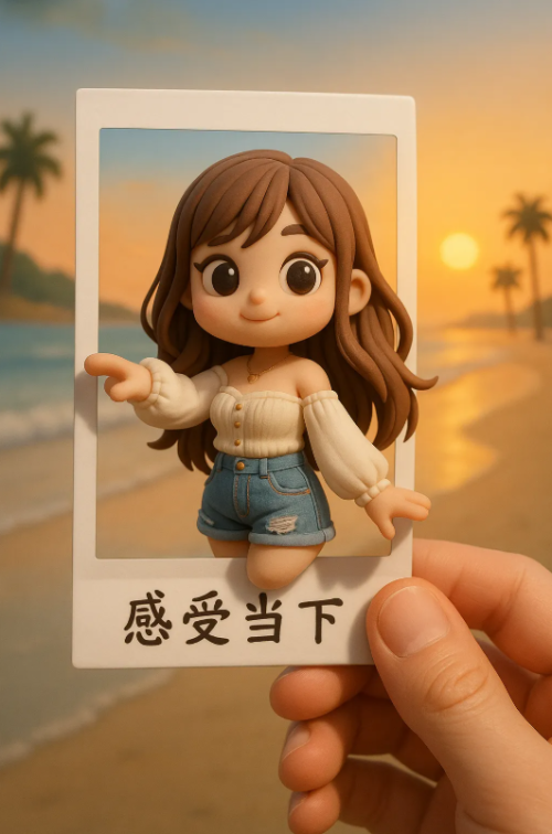 将照片一键变成3D拍立得效果,超酷的!(附教程和提示词)