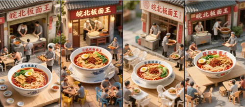 399190b5b127b06c9a4947cbccdf6e15 热门!AI做小红书微缩景观图文视频,地方特色美食赛道,制作超级简单