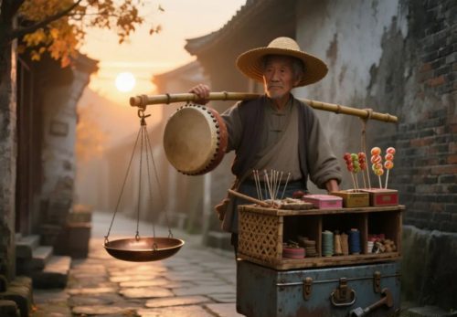640-104 爆款AI绘画提示词分享:那些年消失的职业,怀旧