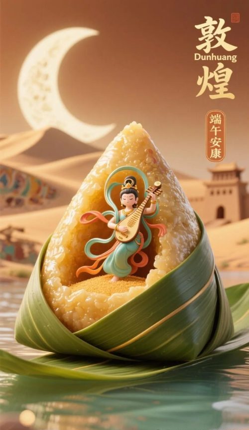 爆款清凉冰爽粽，是不是看馋了，简单两步教会你制作（附详细提示词）