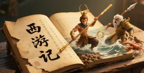640-52 用AI制作3D西游记裸眼效果,名著人物跳出书本,效果真绝!全流程拆解