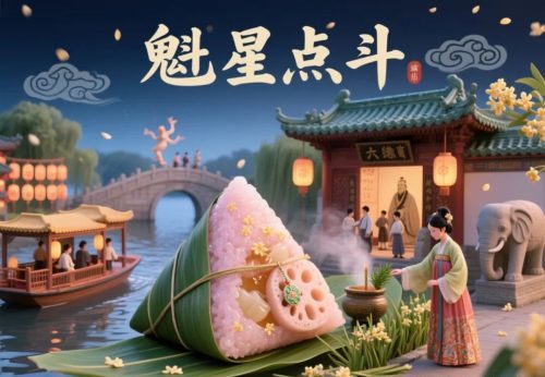 640-99 爆款AI绘画提示词分享:各地端午粽子微缩景观