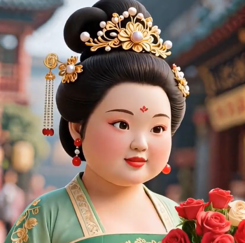 最新爆火“唐朝胖贵妃”视频制作全流程